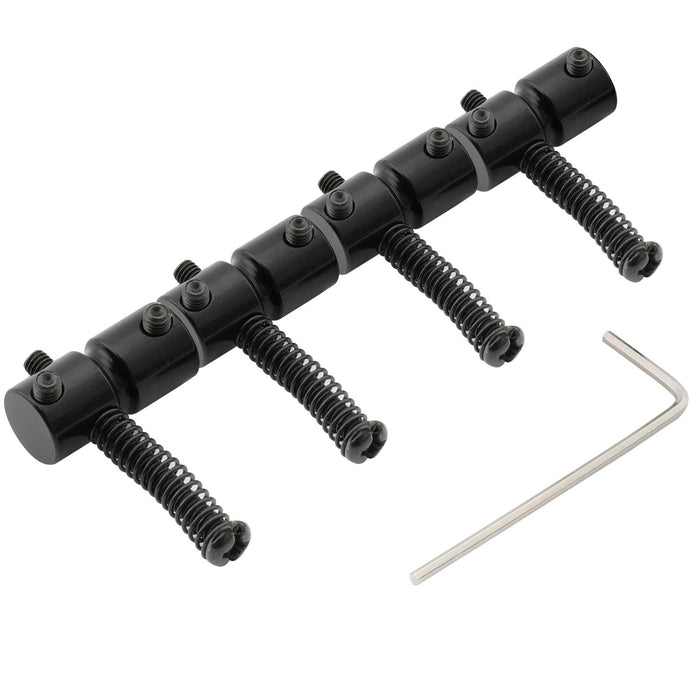 Part of musiclily pro 19mm steel bass bridge saddles for 4 string precision and jazz bass mx2827 4p