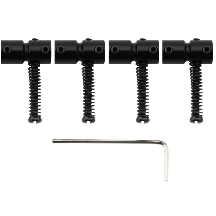 musiclily pro 19mm steel bass bridge saddles for 4 string precision and jazz bass mx2827 4p
