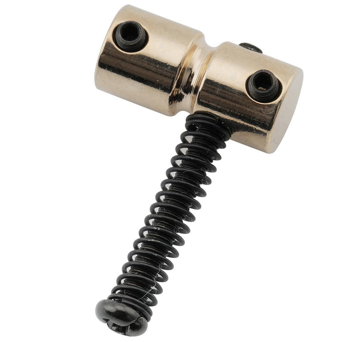 Musiclily Pro 19mmピッチ 鋼製 ベースブリッジ用サドル 4弦Precision/Jazz Bassエレキベース用 ブラック(4個セット)