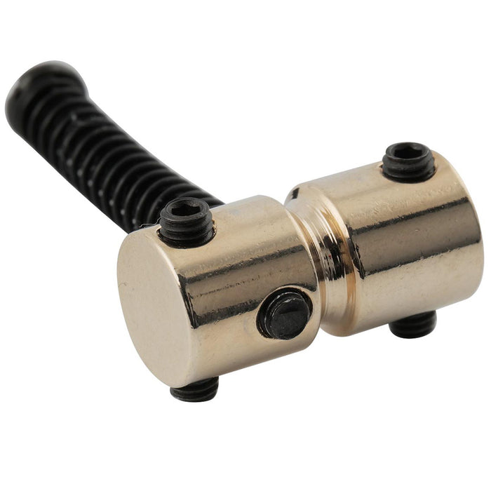 Musiclily Pro 19mmピッチ 鋼製 ベースブリッジ用サドル 4弦Precision/Jazz Bassエレキベース用 ブラック(4個セット)