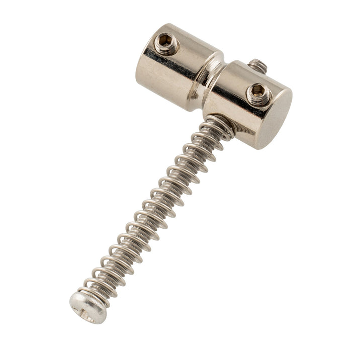 Musiclily Pro 19mmピッチ 鋼製 ベースブリッジ用サドル 4弦Precision/Jazz Bassエレキベース用 ブラック(4個セット)