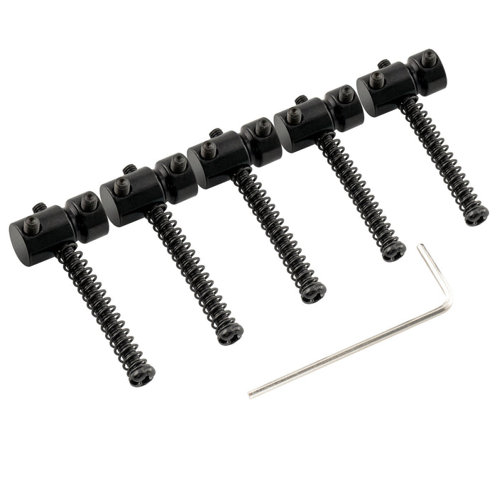 Part of musiclily pro 17mm steel bass bridge saddles for 5 string precision and jazz bass mx2828 5p