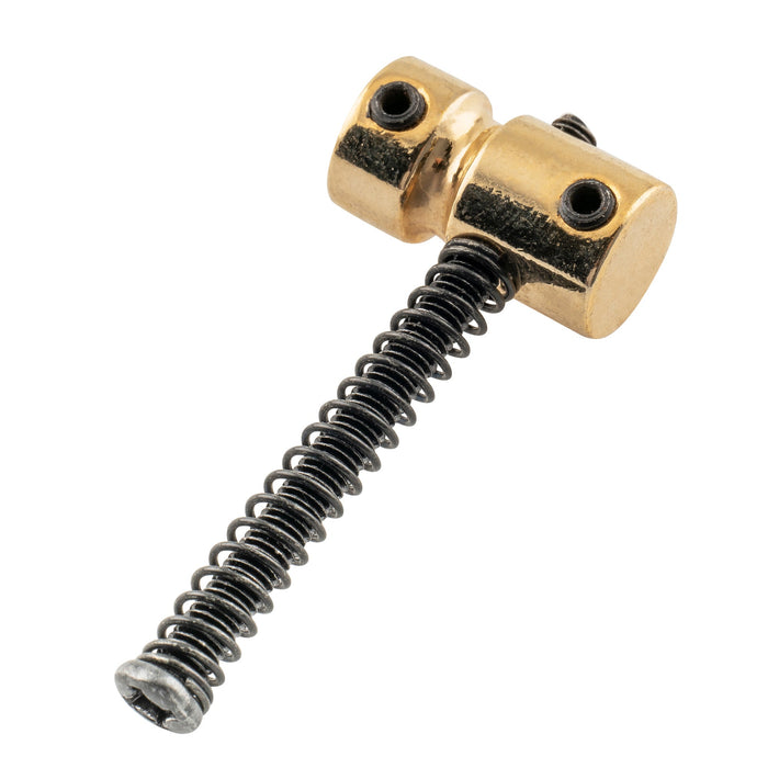 Musiclily Pro 17mmピッチ 鋼製 ベースブリッジ用サドル 5弦Precision/Jazz Bassエレキベース用 ブラック(5個セット)