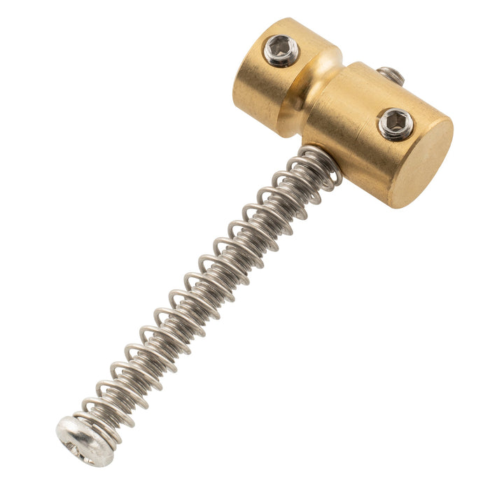 Musiclily Pro 17mmピッチ 鋼製 ベースブリッジ用サドル 5弦Precision/Jazz Bassエレキベース用 ブラック(5個セット)