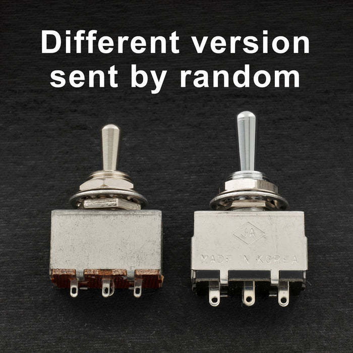 details of musiclily pro 3 way box style pickup selector toggle switch for electric guitar full metal mx2832p