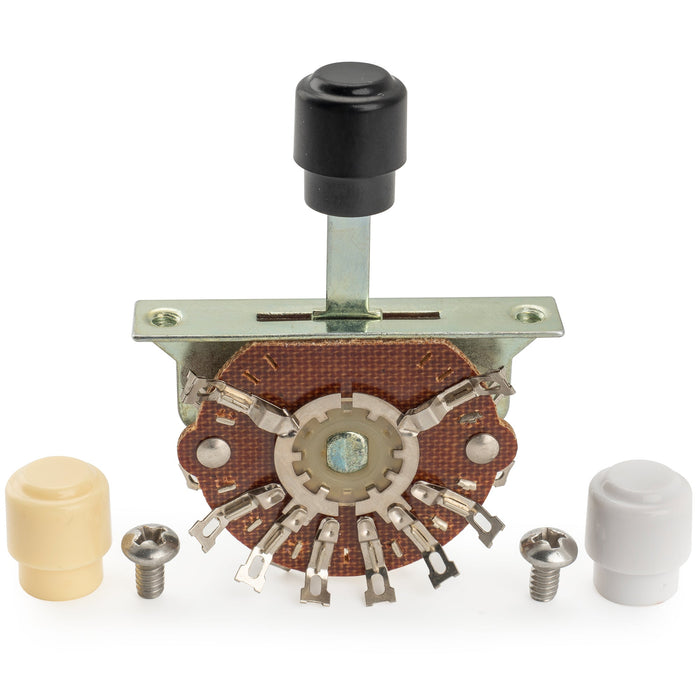 musiclily pro 3 way pickup selector blade lever switch for strat tele style electric guitar 4 pole mx2836