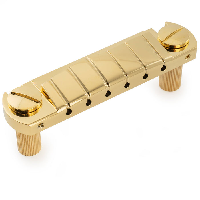 Musiclily Ultra Puente-Cordal Wraparound de Latón Macizo con Entonación Preajustada, Espaciado de Cuerdas de 52mm (2-3/64 pulgadas) para Guitarra Eléctrica USA