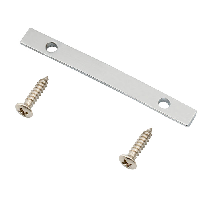 detail of musiclily pro 45mm brass guitar string retainer bar guide tree for double locking tremolo bridge system mx2927p