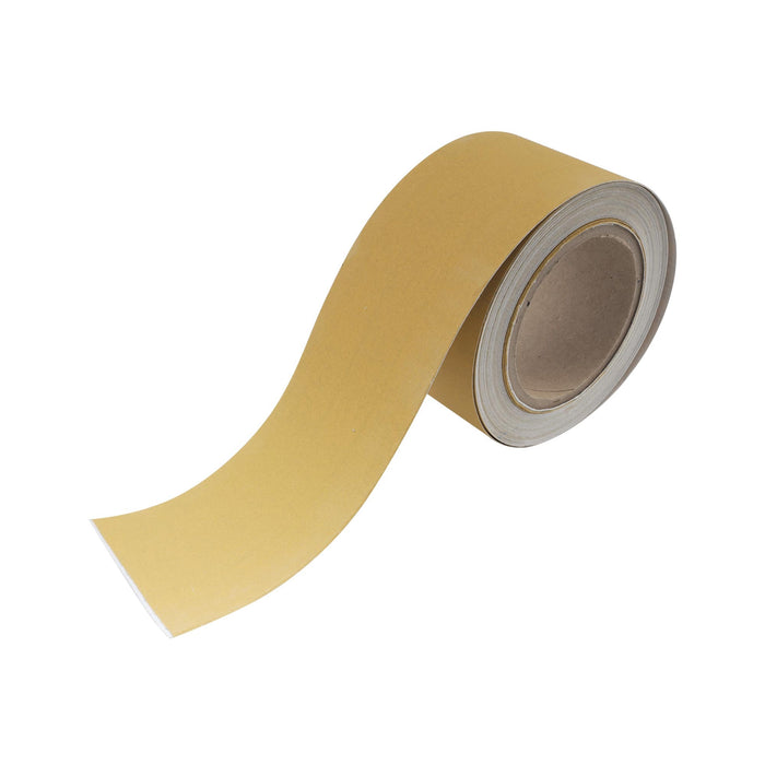 detail of 3m gold sandpaper self adhesive abrasive sheet roll 2 3 4 inch x 16 4 yard mx2930p