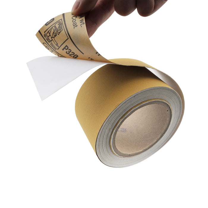 3m gold sandpaper self adhesive abrasive sheet roll 2 3 4 inch x 16 4 yard mx2930p details