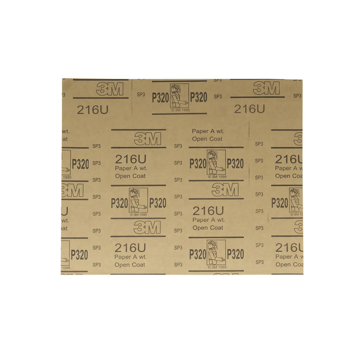 detail of 3m gold pre cut sandpaper abrasive sheet 9 inch x 11 inch mx2934 2p