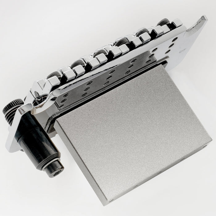 Usage show of musiclily ultra 37mm full solid steel block for electric guitar floyd rose locking tremolo bridge mx2945p