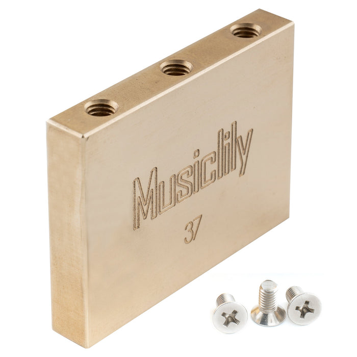 musiclily ultra full solid brass steel block for electric guitar floyd rose locking tremolo bridge 32 34 37 42mm mx2945p