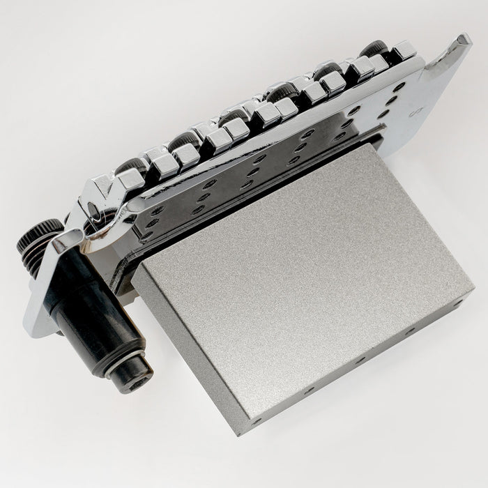 Usage show of musiclily ultra 32mm full solid steel block for electric guitar floyd rose locking tremolo bridge mx2945p