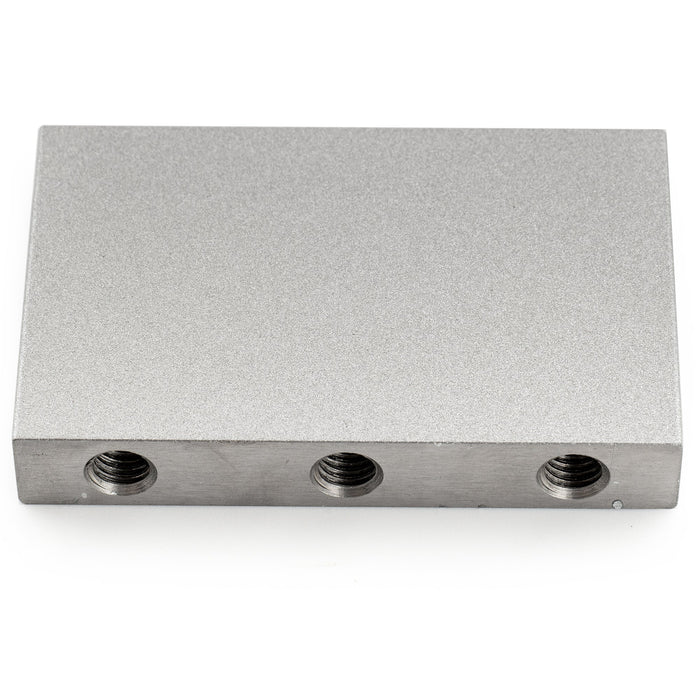 detail of musiclily ultra 32mm full solid steel block for electric guitar floyd rose locking tremolo bridge mx2945p