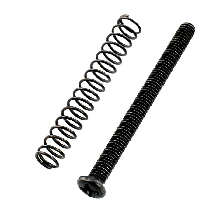 musiclily pro metric m3 35mm steel saddle intonation screw and spring set for imported electric guitar bass bridge mx2947mx2949p
