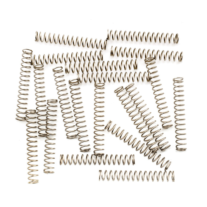 musiclily pro 4 5 30mm steel springs for electric guitar bass bridge saddle mx2949 20p, nickel