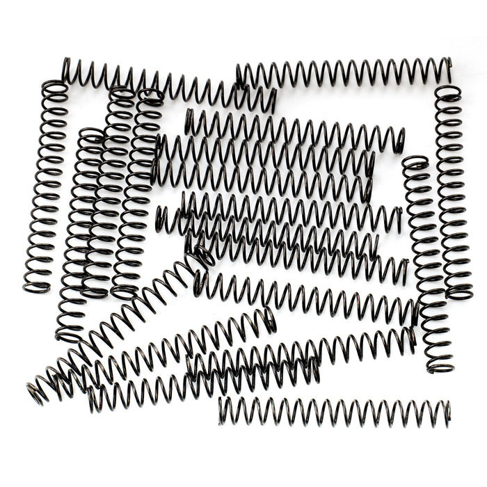 musiclily pro 4 5 35mm steel springs for electric bass bridge saddle mx2950 20p, black