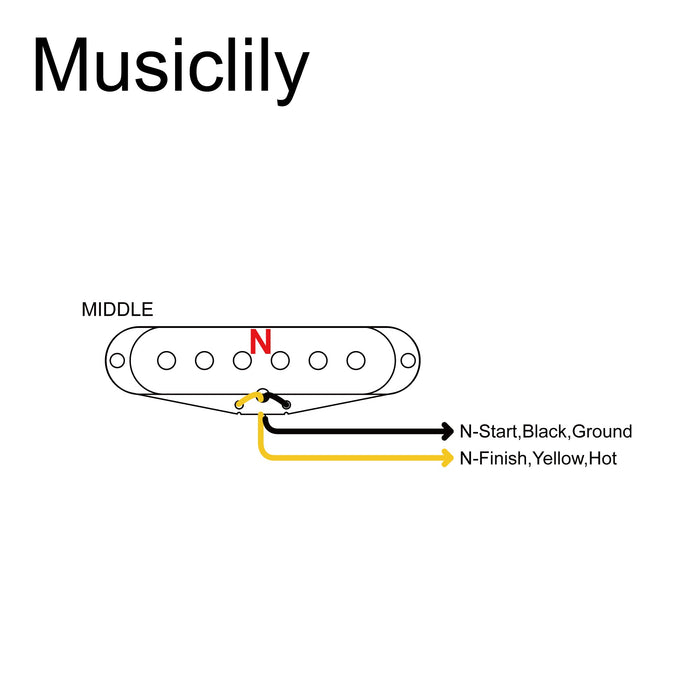 Artec SSA-12 Vintage Style Staggered Single Coil Pickups MX2955 MX2956 MX2957 MX2958 Wiring Diagram