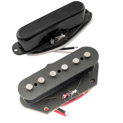 artec tfa40 tra44 alnico 5 standard neck bridge pickups set for tele style electric guitar mx2959bkmx2960bk