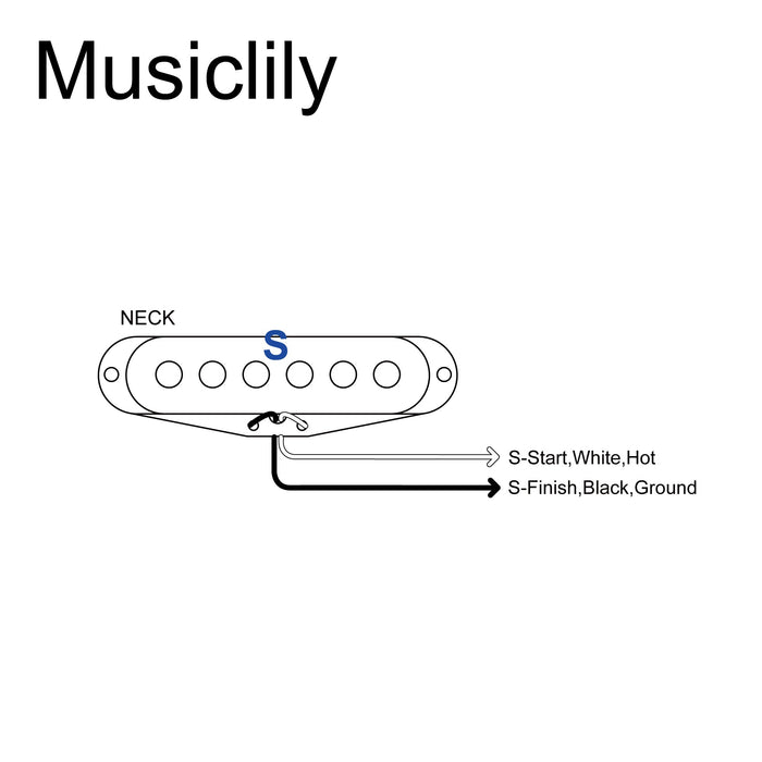 Artec TFA65/TRA65 Big Pole Piece Neck Bridge Pickups MX2961 MX2962 Wiring Diagram