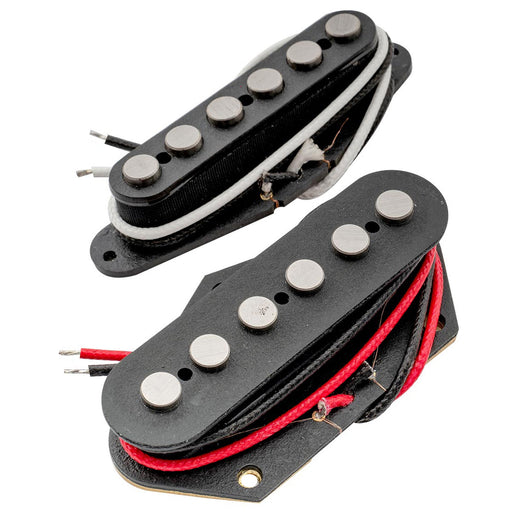 artec tfa65 tra65 alnico 5 big pole piece neck bridge pickups set for tele style electric guitar mx2961bkmx2962bk
