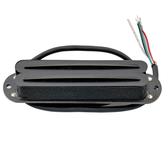 detail of artec sba73 alnico 5 rail blade humbucker all position pickup 12k for strat style electric guitar mx2964bk