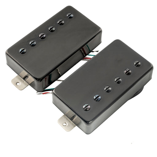 artec lpa210 alnico 5 covered standard humbucker neck bridge pickups set for lp style electric guitar mx2971bkmx2972bk