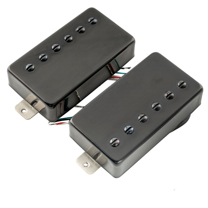 artec lpa210 alnico 5 covered standard humbucker neck bridge pickups set for lp style electric guitar mx2971bkmx2972bk