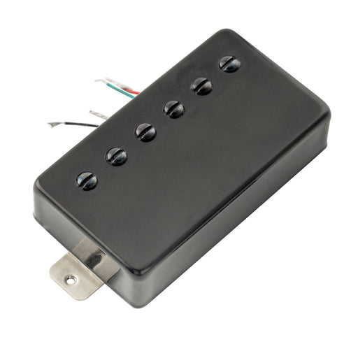 artec lpa210 alnico 5 covered standard humbucker neck pickup 8 4k for lp style electric guitar mx2971bk
