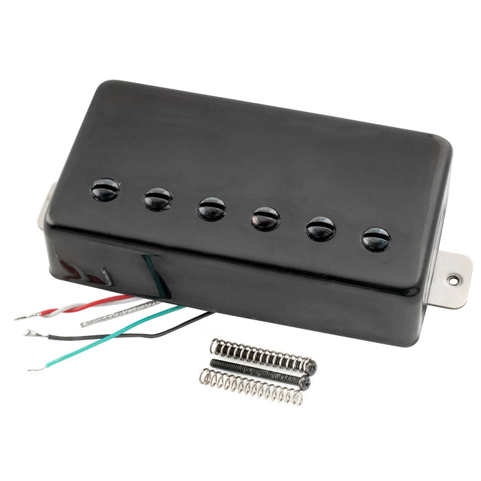 artec lpa210 alnico 5 covered standard humbucker neck pickup 8 4k for lp style electric guitar mx2971bk details