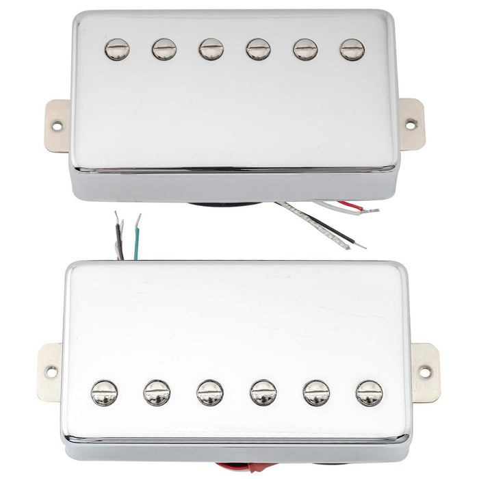 artec lpa210 alnico 5 covered standard humbucker neck bridge pickups set for lp style electric guitar mx2971bkmx2972bk, gold