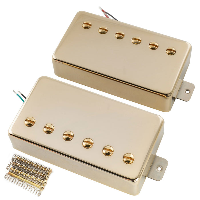 Artec LPA210 Alnico 5 Covered Standard Humbucker Neck Bridge Pickups Set for LP Style Electric Guitar
