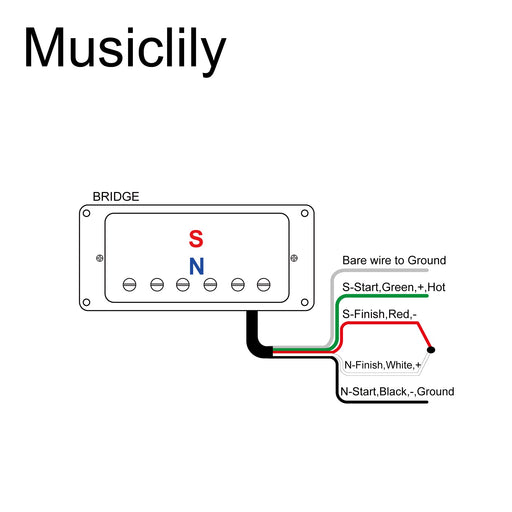 Size of artec lpa210 alnico 5 covered standard humbucker bridge pickup 16 8k for lp style electric guitar mx2972bk
