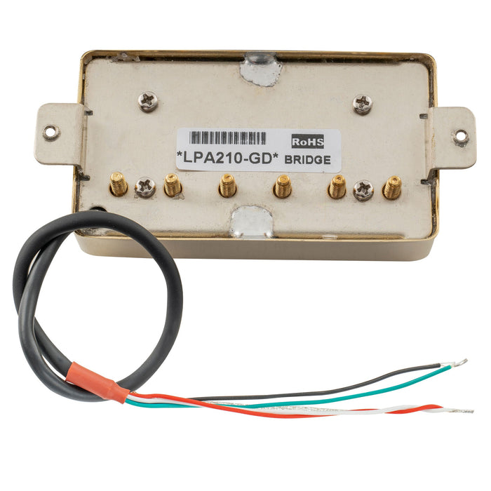 Artec LPA210 Alnico 5 Covered Standard Humbucker Bridge Pickup 16.8K para Guitarra Elétrica Estilo LP