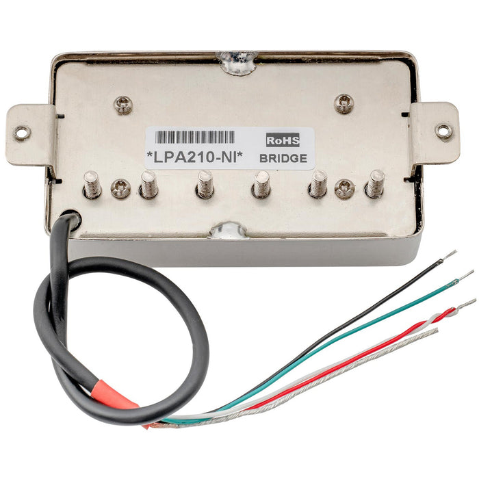 Artec LPA210 Alnico 5 Covered Standard Humbucker Bridge Pickup 16.8K para Guitarra Elétrica Estilo LP