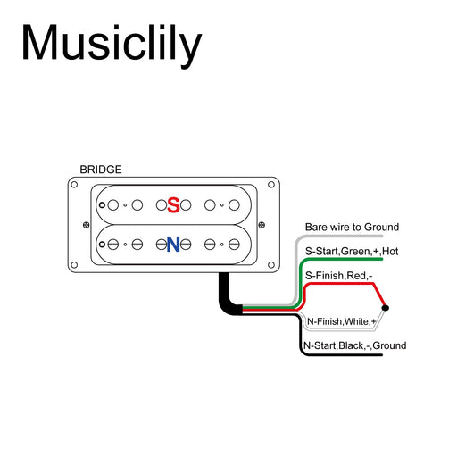 Size of artec hba115 alnico 5 uncovered standard humbucker electric guitar bridge pickup 16 8k mx2974bk