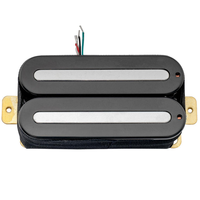 detail of artec hxtn super power rail blade ceramic humbucker electric guitar neck pickup 10k mx2977bk