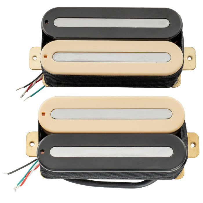 Artec HXTN Super Power Rail Blade Ceramic Humbucker Electric Guitar Neck Bridge Pickups Set