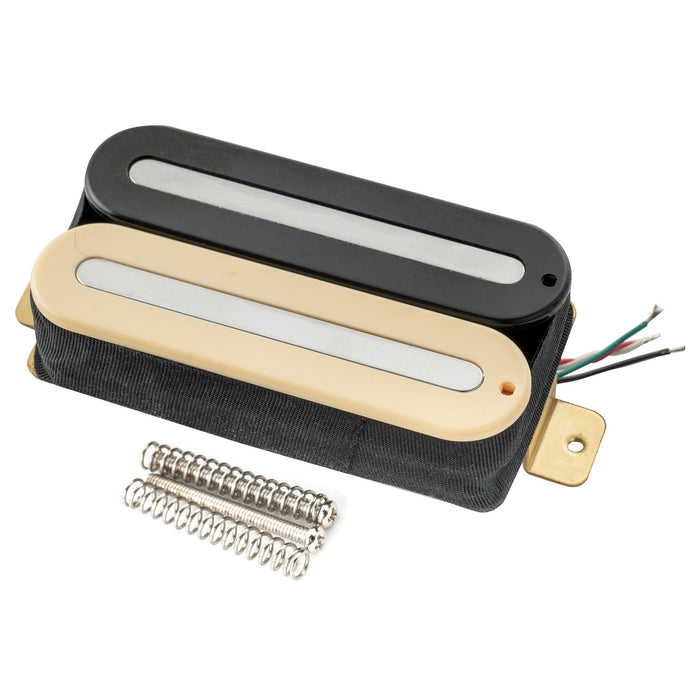 Pastilla de puente para guitarra eléctrica Artec HXTN Super Power Rail Blade Ceramic Humbucker de 16K