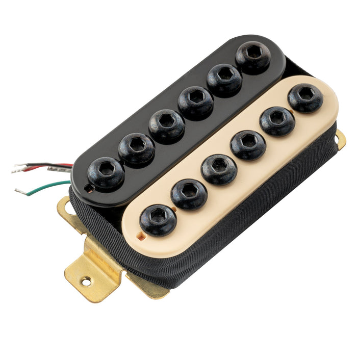 artec hivb invader style uncovered adjustable hexagonal poles ceramic humbucker electric guitar neck pickup 8 4k mx2979bk, Zebra