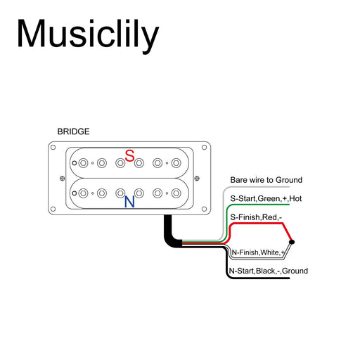 Size of artec hivb invader style uncovered adjustable hexagonal poles ceramic humbucker electric guitar bridge pickup 16 8k mx2980bk