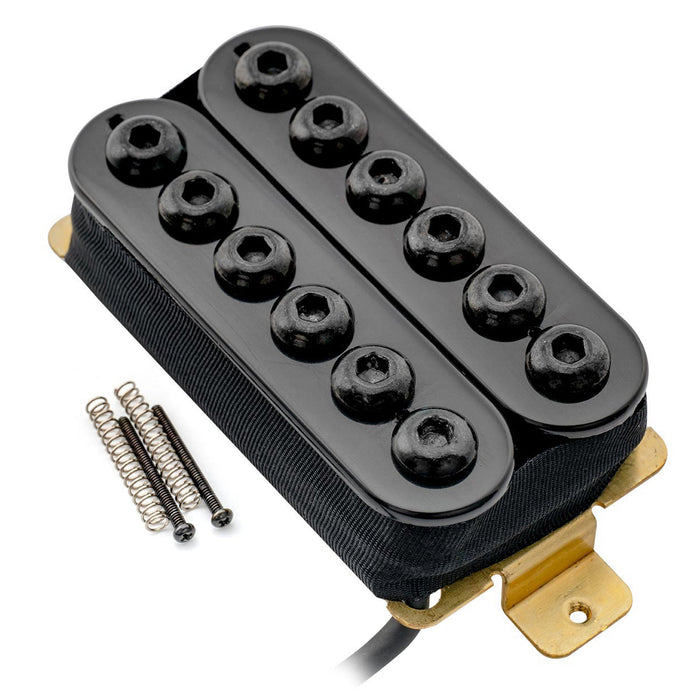 artec hivb invader style uncovered adjustable hexagonal poles ceramic humbucker electric guitar bridge pickup 16 8k mx2980bk details