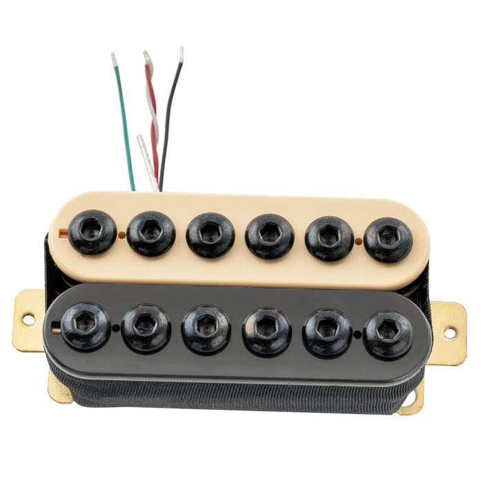Artec HIVB Invader Style Uncovered Adjustable Hexagonal Poles Ceramic Humbucker Electric Guitar Bridge Pickup 16.8K