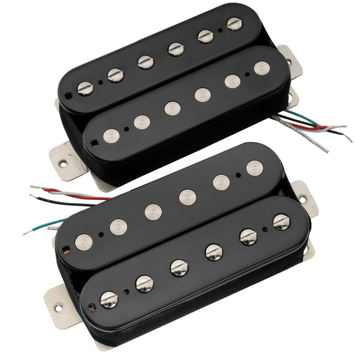 artec vh rock a alnico 5 uncovered humbucker electric guitar neck bridge pickups set mx2983bkmx2984bk