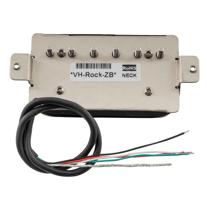 artec vh rock a alnico 5 uncovered humbucker electric guitar neck pickup 8 6k mx2983bk, Zebra