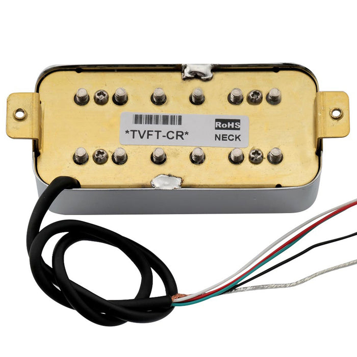 detail of artec tvft a filtertron style alnico 5 humbucker electric guitar neck pickup 5k mx2985cr