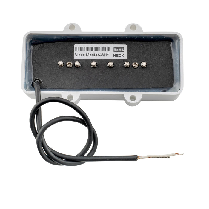 Part of artec alnico 5 single coil neck pickup 8k for jazzmaster style electric guitar white mx2987whp