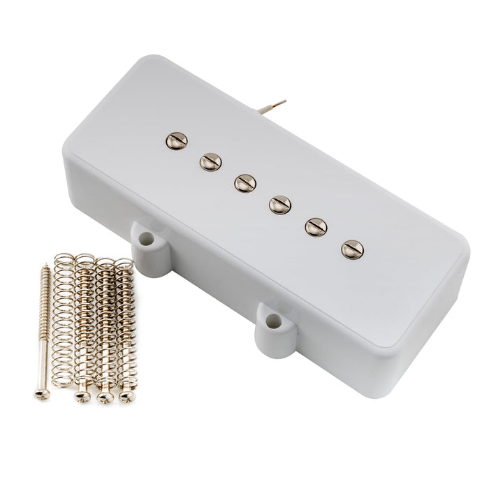 artec alnico 5 single coil neck pickup 8k for jazzmaster style electric guitar white mx2987whp details