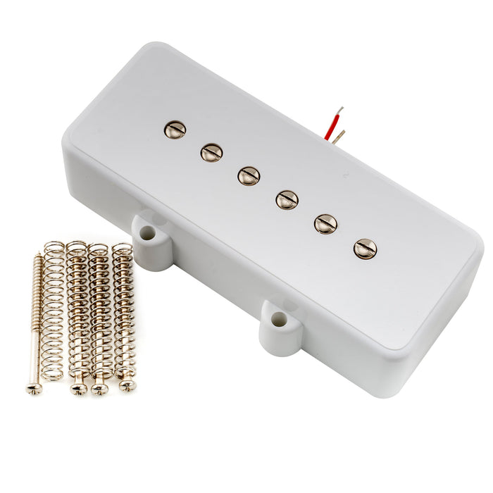 artec alnico 5 single coil bridge pickup 9k for jazzmaster style electric guitar white mx2987whp details